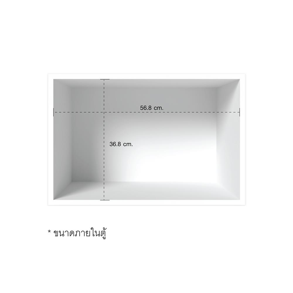 ตู้แขวนเดี่ยว CABIN HANS 60x40 ซม. สีขาว