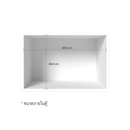 ตู้แขวนเดี่ยว CABIN HANS 60x40 ซม. สีขาว_7