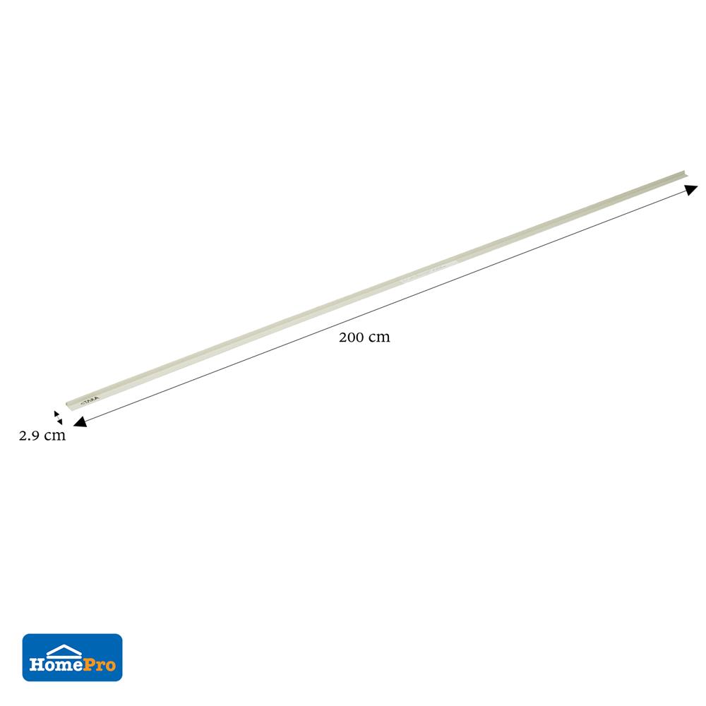 คิ้ว PVC TARA 10 มม. โค้ง หินอ่อนสีครีม 2 ม.