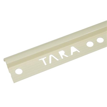 คิ้ว PVC TARA 10 มม. โค้ง สีเบจ 2 ม._0