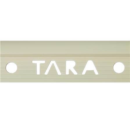 คิ้ว PVC TARA 10 มม. โค้ง สีเบจ 2 ม._1