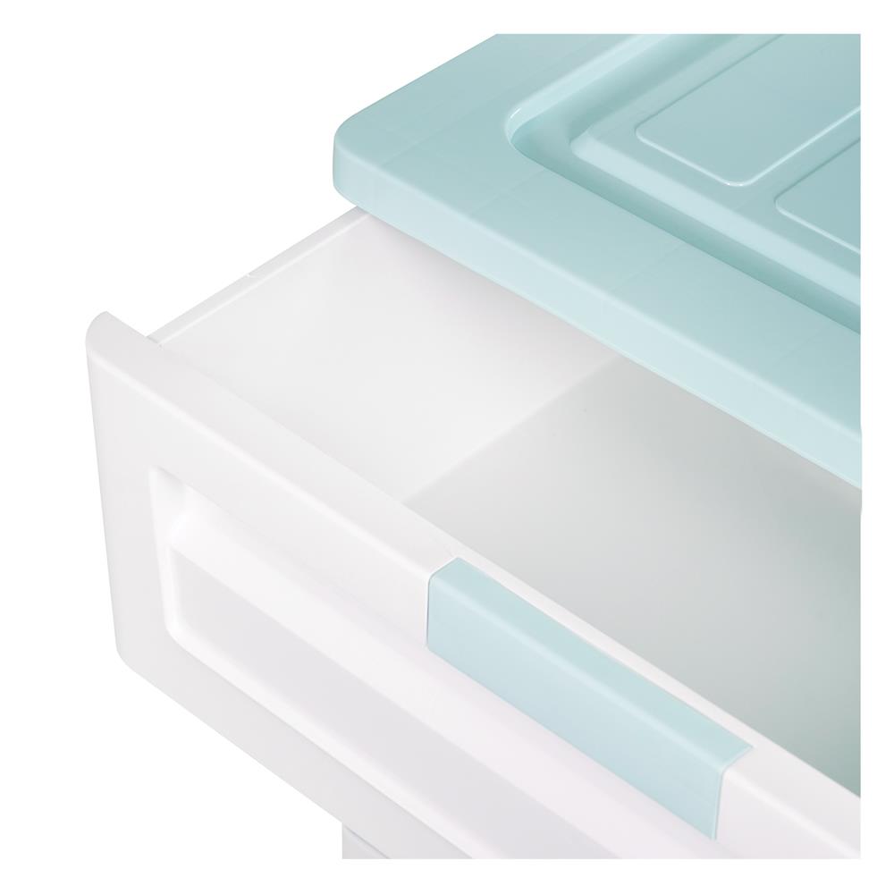 ตู้ลิ้นชัก 4 ชั้น ME LIVING MAX 59x41x88 ซม. สีฟ้าพาสเทล