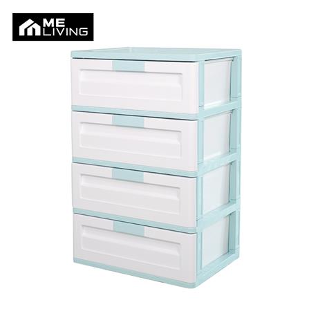 ตู้ลิ้นชัก 4 ชั้น ME LIVING MAX 59x41x88 ซม. สีฟ้าพาสเทล_0
