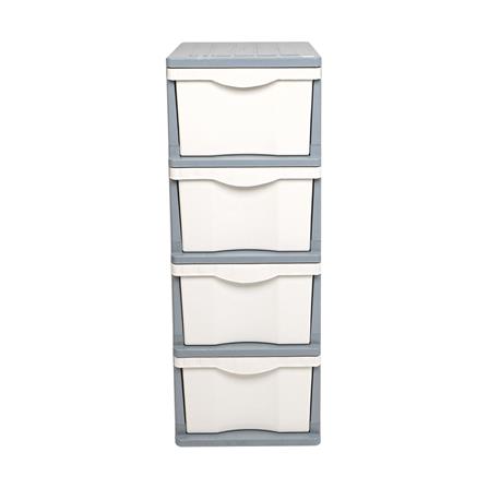 ตู้ลิ้นชัก 4 ชั้น ME LIVING JUMBO 40x46x104 ซม. สีเทา_2