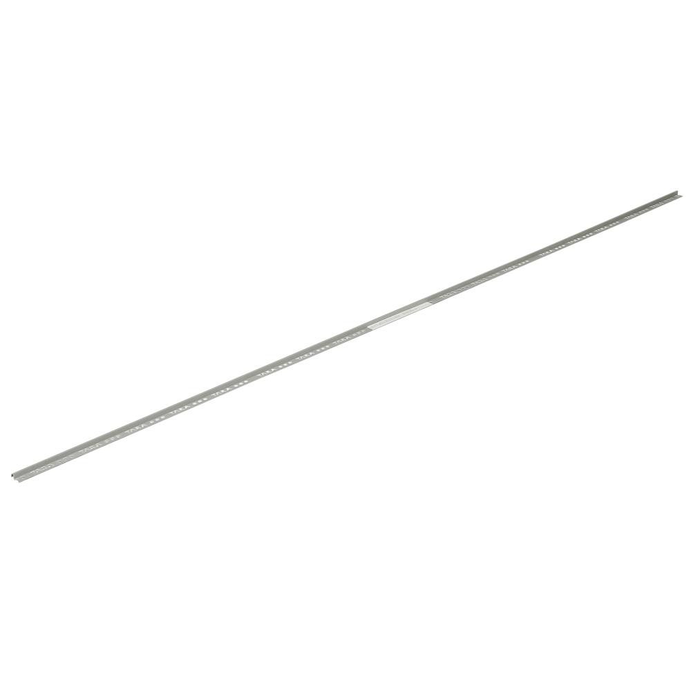 คิ้ว PVC TARA 10 มม. โค้ง สีเทา 2 ม.