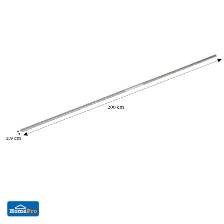 คิ้ว PVC TARA 10 มม. โค้ง สีเทา 2 ม._3