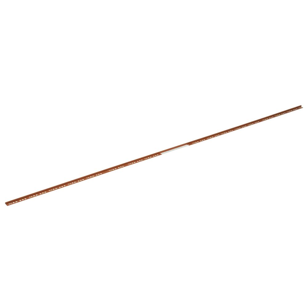 คิ้ว PVC TARA 10 มม. โค้ง สีน้ำตาล 2 ม.