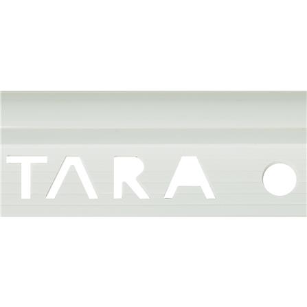 คิ้ว PVC TARA 10 มม. โค้ง สีขาว 2 ม._1