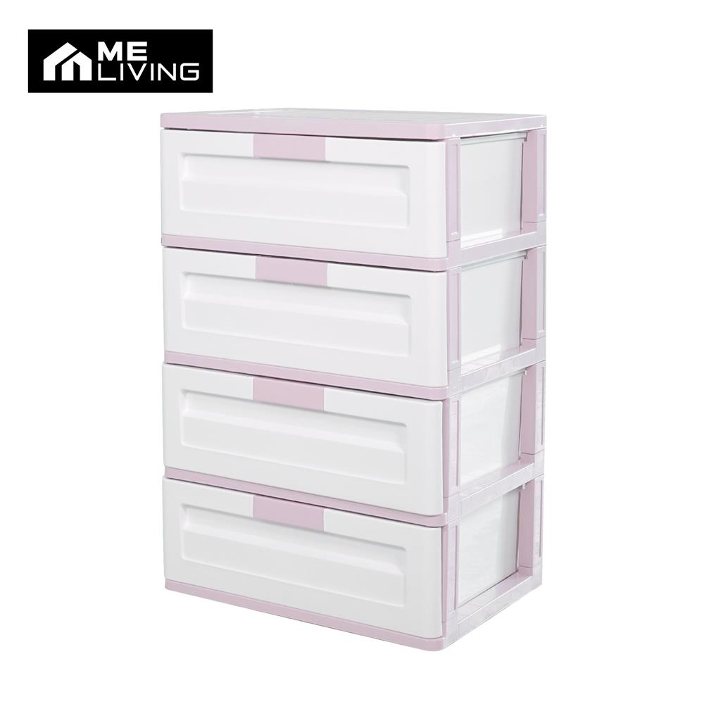 ตู้ลิ้นชัก 4 ชั้น ME LIVING MAX 59x41x88 ซม. สีชมพูพาสเทล