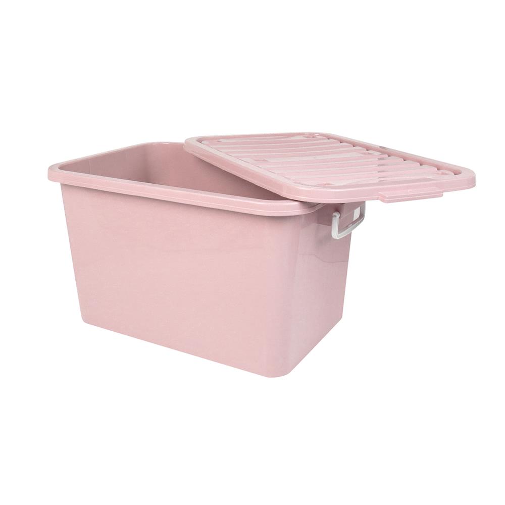 กล่องเก็บของ ME LIVING 50x77x43 ซม. 110 ลิตร สีชมพูพาสเทล