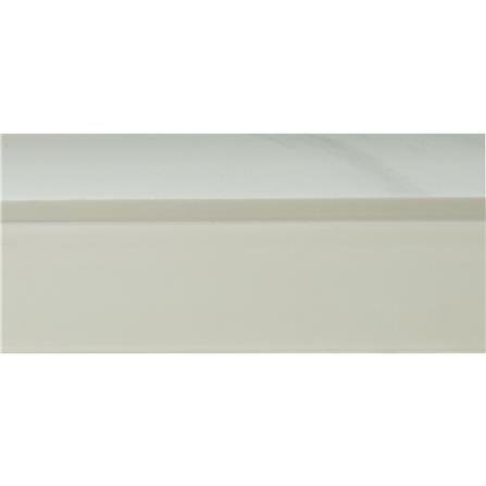 คิ้ว PVC TARA 10 มม. โค้ง หินอ่อนสีขาว 2 ม._1