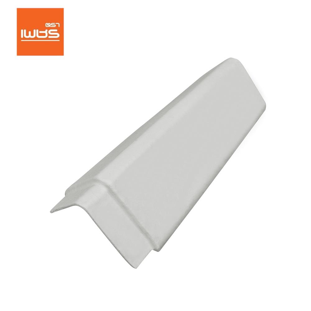 ครอบข้างโมเดิร์น ลอนคู่ ตราเพชร 60x21 ซม. สีขาวงาช้าง