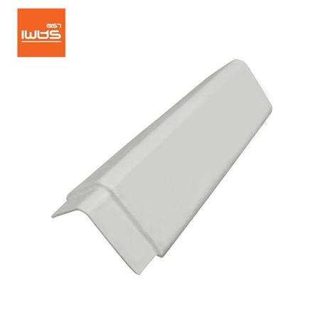 ครอบข้างโมเดิร์น ลอนคู่ ตราเพชร 60x21 ซม. สีขาวงาช้าง_0