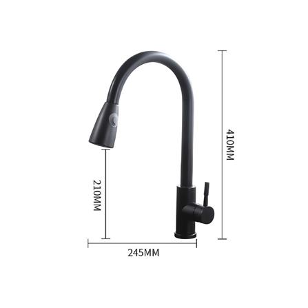 ซิงค์ฝัง 1 หลุม THAI FORWARD FH7848+TP656 สีเทาดำ_6