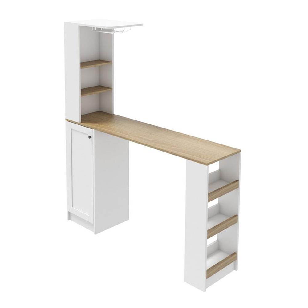 เคาน์เตอร์บาร์ SB FURNITURE NADIA 19211942 160 ซม. สีขาว