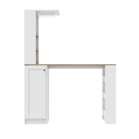 เคาน์เตอร์บาร์ SB FURNITURE NADIA 19211942 160 ซม. สีขาว_1