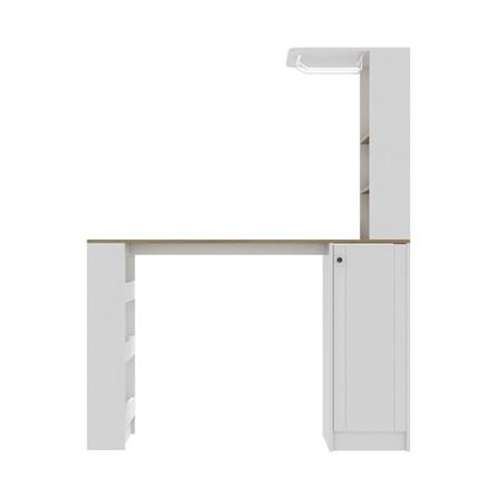 เคาน์เตอร์บาร์ SB FURNITURE NADIA 19211942 160 ซม. สีขาว_5