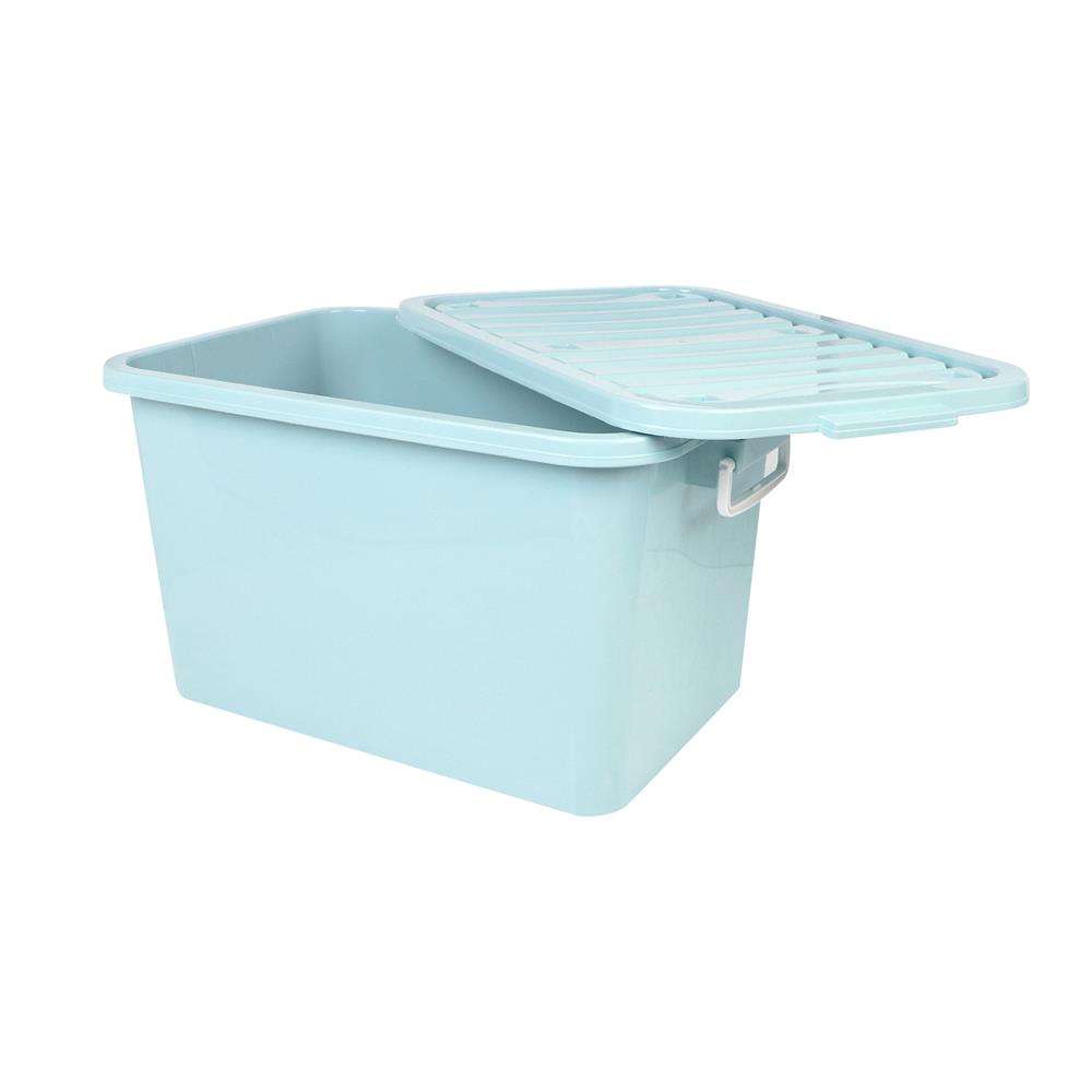 กล่องเก็บของ ME LIVING 50x77x43 ซม. 110 ลิตร สีฟ้าพาสเทล