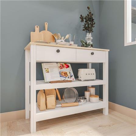 โต๊ะคอนโซล SB FURNITURE HARMONY 19212930 สีขาว_2