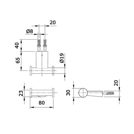 ขอแขวนผ้า TOTO TX704ARR สีโครม_1