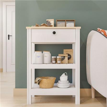 โต๊ะคอนโซล SB FURNITURE HARMONY 19212928 สีขาว_2