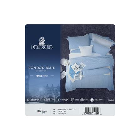 ชุดผ้าปูที่นอน 3.5 ฟุต 3 ชิ้น DUNLOPILLO LONDON BLUE DL-LB-01_5