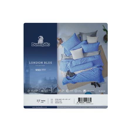 ชุดผ้าปูที่นอน 3.5 ฟุต 3 ชิ้น DUNLOPILLO LONDON BLUE DL-LB-02_5