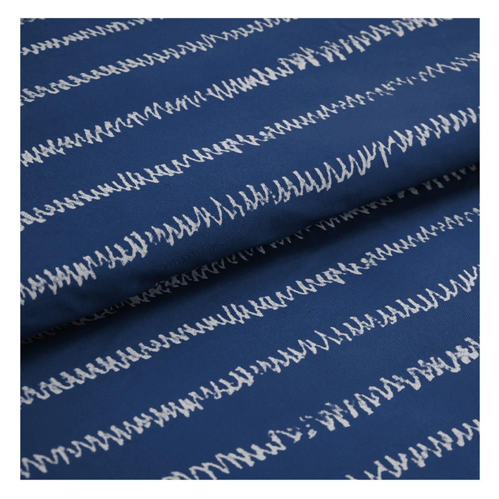 ชุดผ้าปูที่นอน 5 ฟุต 6 ชิ้น DUNLOPILLO LONDON BLUE DL-LB-03