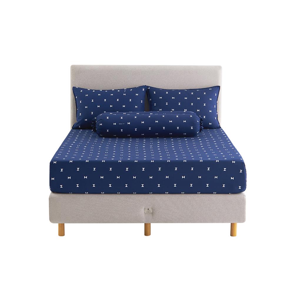ชุดผ้าปูที่นอน 5 ฟุต 5 ชิ้น DUNLOPILLO LONDON BLUE DL-LB-05