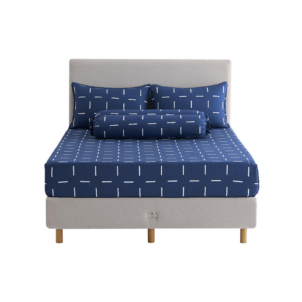 ชุดผ้าปูที่นอน 5 ฟุต 5 ชิ้น DUNLOPILLO LONDON BLUE DL-LB-04