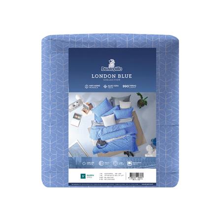 ชุดผ้าปูที่นอน 5 ฟุต 6 ชิ้น DUNLOPILLO LONDON BLUE DL-LB-02_6