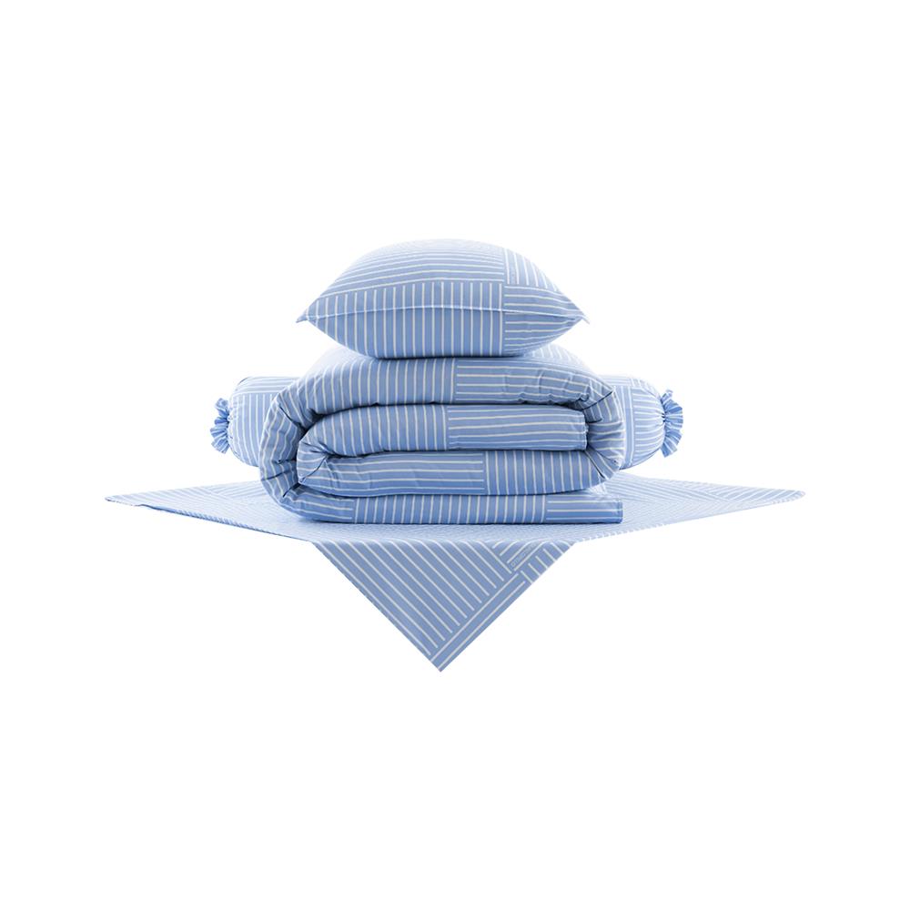 ชุดผ้าปูที่นอน 3.5 ฟุต 4 ชิ้น DUNLOPILLO LONDON BLUE DL-LB-01