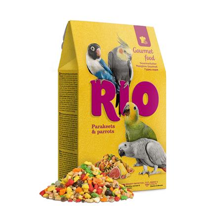 อาหารนก RIO GOURMET FOOD FOR PARAKEETS AND PARROTS 250 ก.