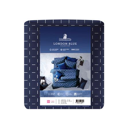 ชุดผ้าปูที่นอน 3.5 ฟุต 4 ชิ้น DUNLOPILLO LONDON BLUE DL-LB-04_5