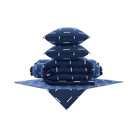 ชุดผ้าปูที่นอน 6 ฟุต 6 ชิ้น DUNLOPILLO LONDON BLUE DL-LB-04_2