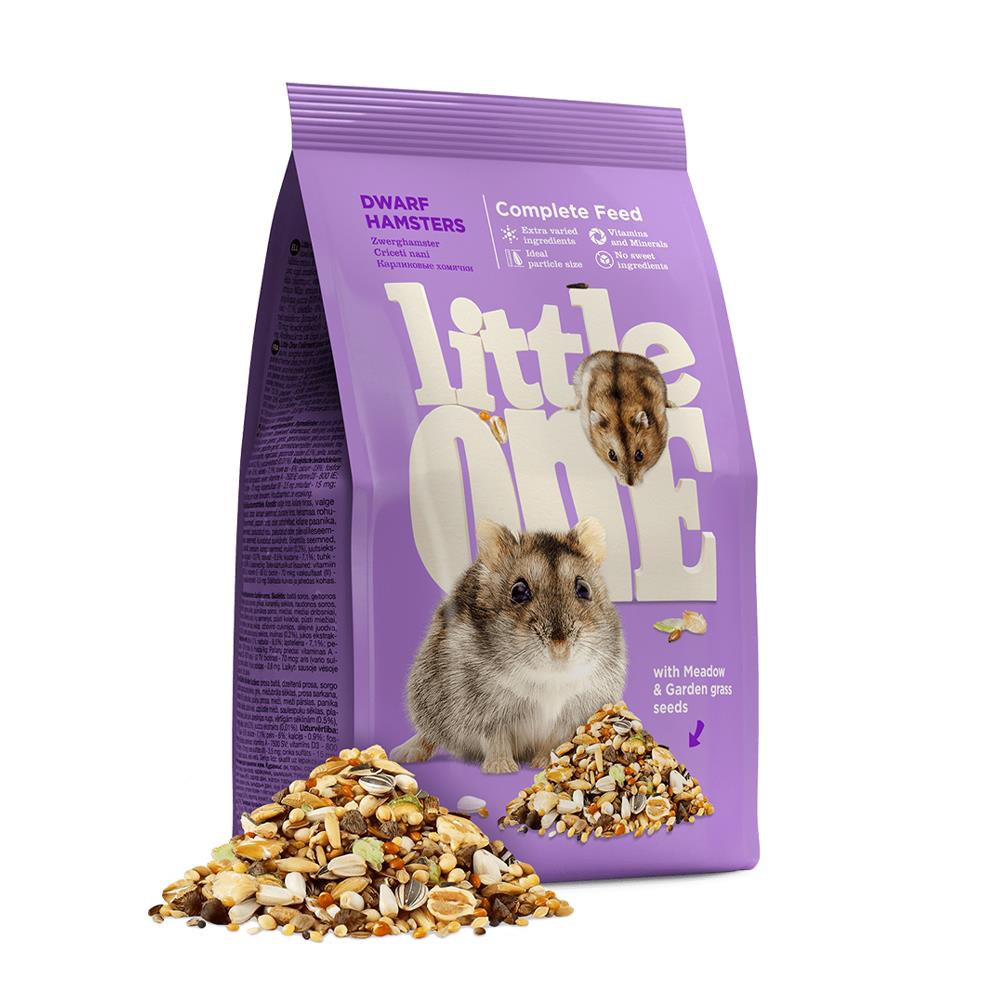 อาหารหนูแฮมสเตอร์แคระ LITTLE ONE 400 ก.