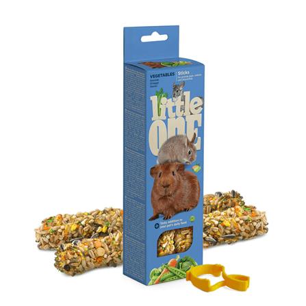 ขนมกระต่ายและหนูชนิดแท่ง LITTLE ONE รสผักรวม 120 ก.