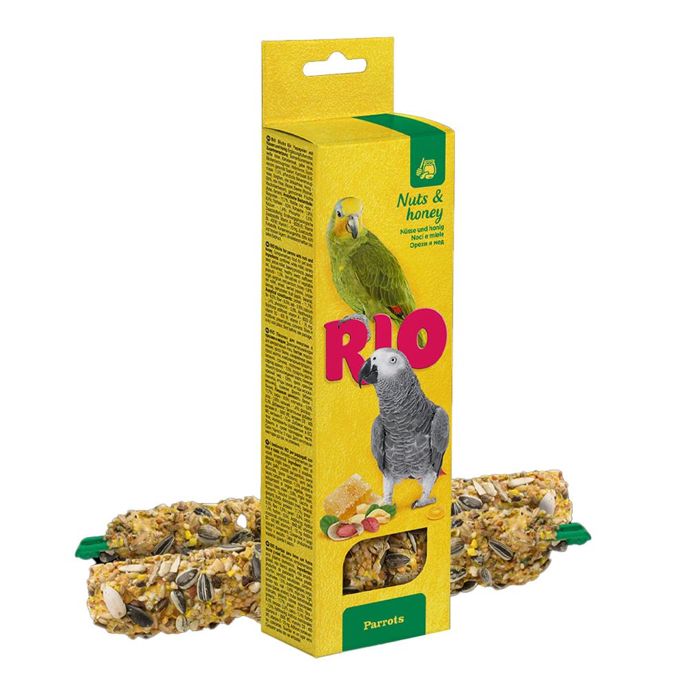 ขนมนกแก้วขนาดกลาง -ใหญ่ RIO NUTS AND HONEY 180 กรัม