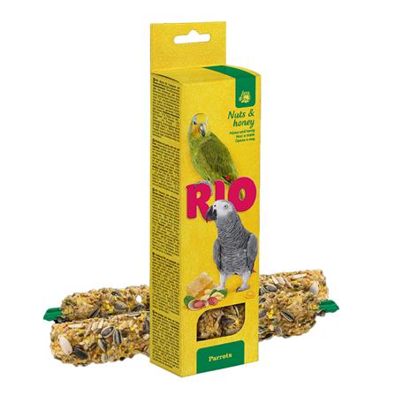 ขนมนกแก้วขนาดกลาง -ใหญ่ RIO NUTS AND HONEY 180 กรัม