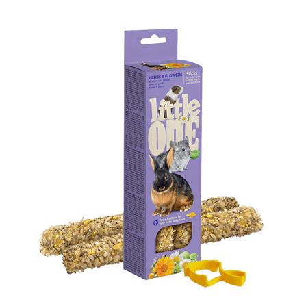 ขนมกระต่ายและหนูชนิดแท่ง LITTLE ONE รสสมุนไพรและดอกไม้ 110 ก.