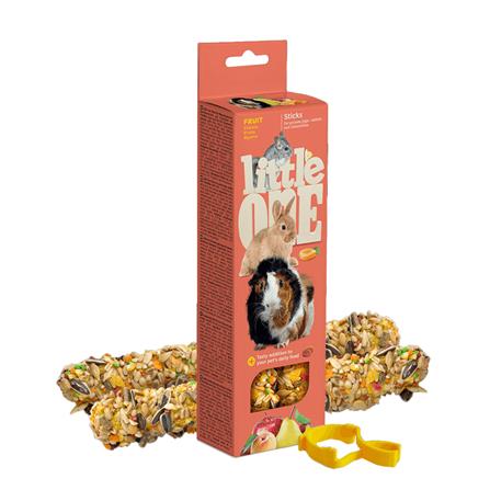 ขนมแท่งกระต่ายและหนู LITTLE ONE STICKS WITH FRUIT 120 กรัม_0