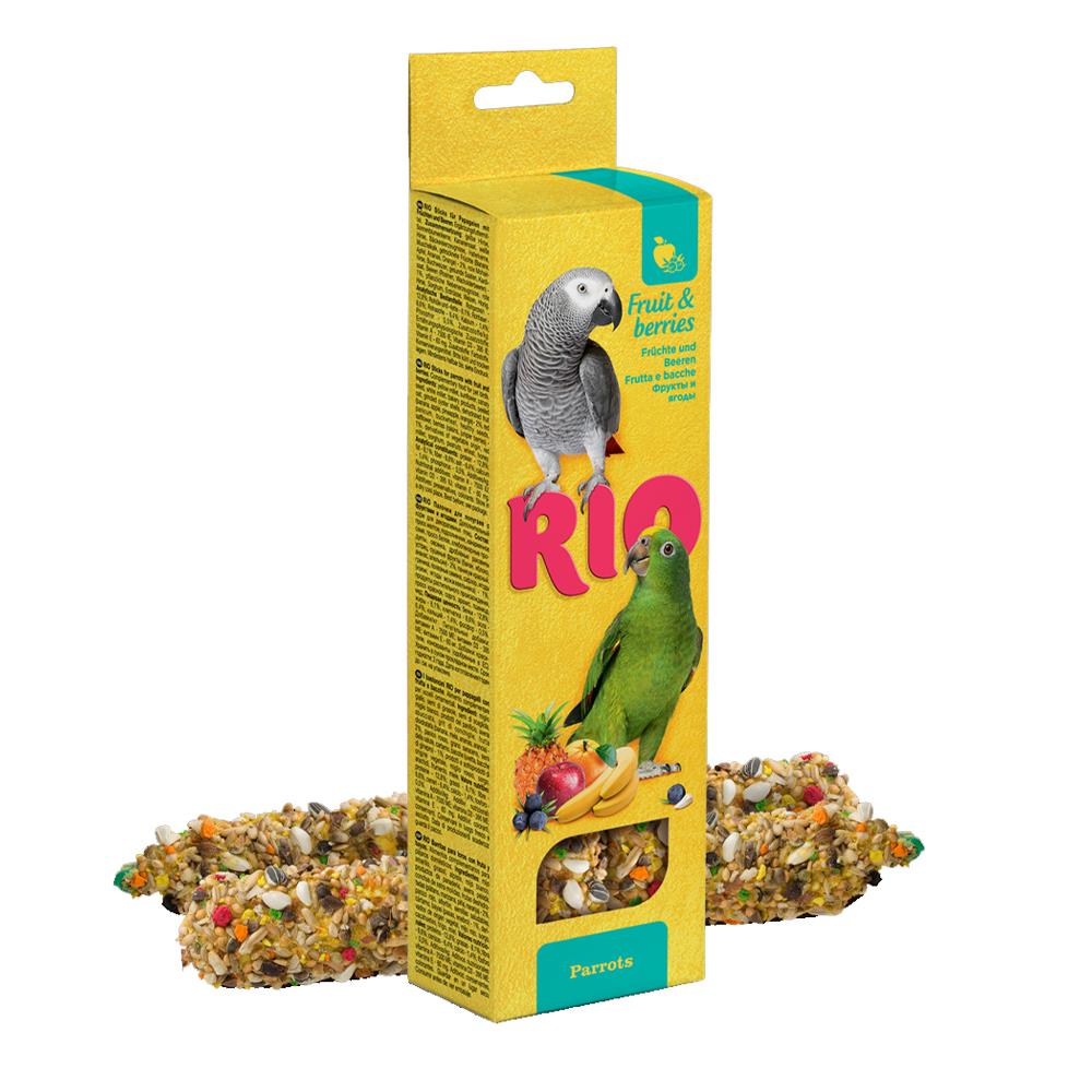 ขนมนกแก้วขนาดกลาง-ใหญ่ RIO รสผลไม้รวมและเบอร์รี่ 180 ก.