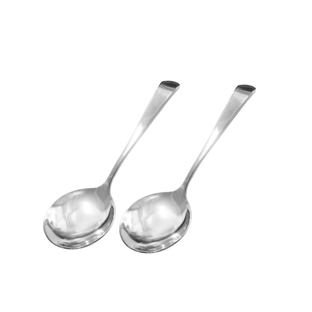 ช้อนซุปสเตนเลส KECH YUKI M แพ็ก 2 ชิ้น