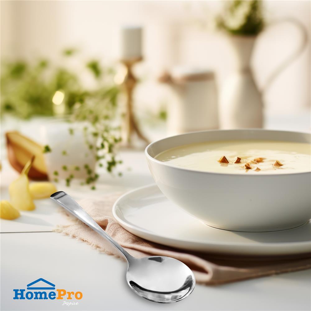 ช้อนซุปสเตนเลส KECH YUKI M แพ็ก 2 ชิ้น