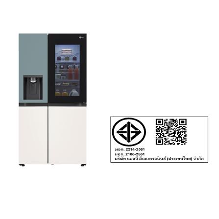 ตู้เย็น SIDE BY SIDE LG GC-X257CMEW.ATEPLMT 22.4 คิว สีเขียวเบจ_8