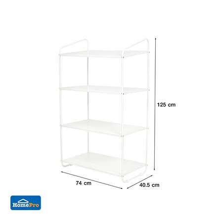 ชั้นวางของ 4 ชั้น STACKO RACK II 74x40.5x125 ซม. สีขาว_6