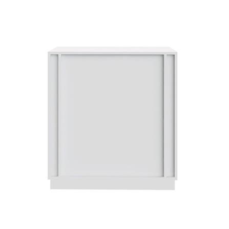 ตู้เตี้ยบานเปิด SB FURNITURE PUDDING 19216500 80 ซม. สีขาว_3