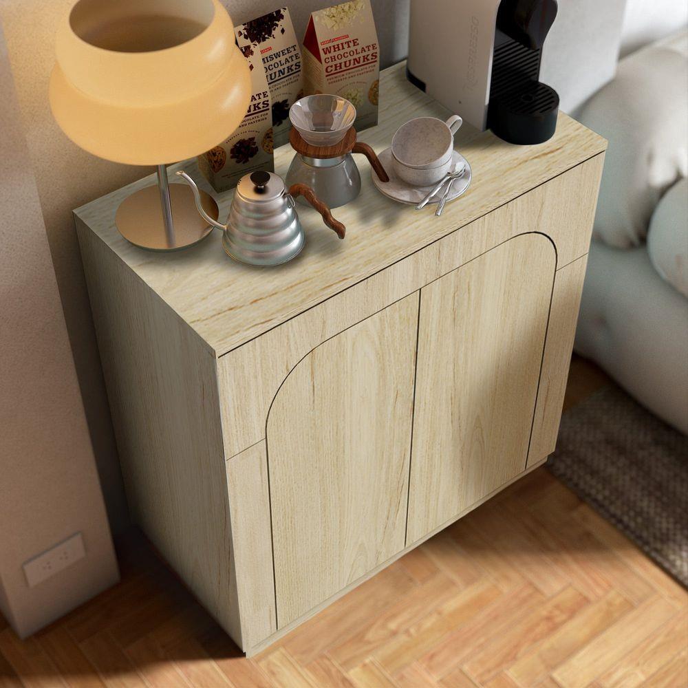 ตู้เตี้ยบานเปิด SB FURNITURE PUDDING 19216501 80 ซม. สีแคนยอนโอ๊ค