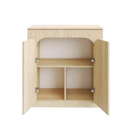 ตู้เตี้ยบานเปิด SB FURNITURE PUDDING 19216501 80 ซม. สีแคนยอนโอ๊ค_1