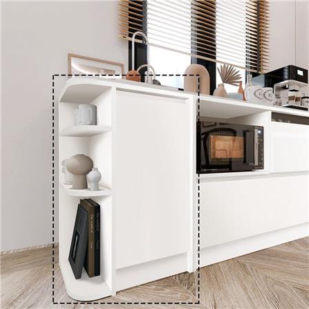 ตู้เตี้ยเข้ามุมซ้าย SB FURNITURE PURIN 19220505 55 ซม. สีขาว_5